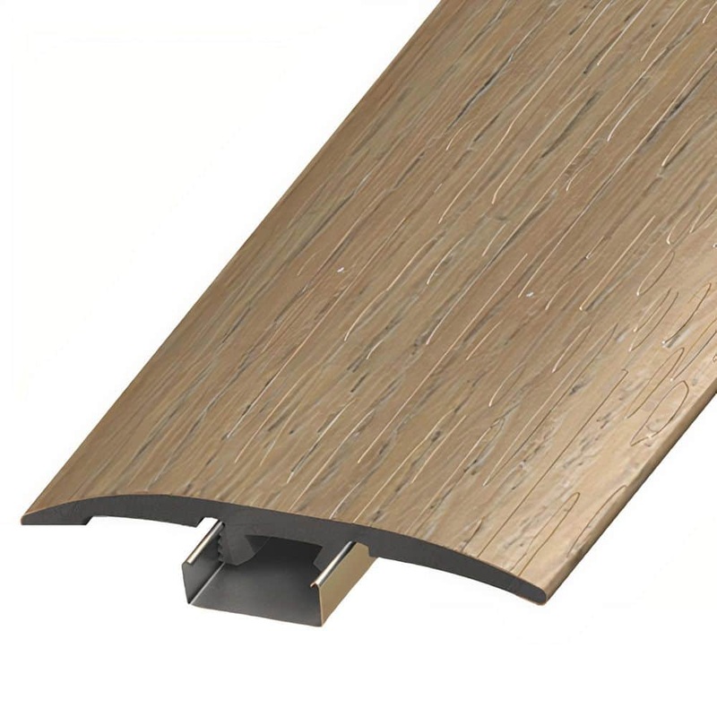 ASPEN FLOORING Batiste 1/4 in. Thick x 2 in. Width x 94 in. Length 3-in-1 T-Mold, Reducer, and End Cap Vinyl Molding A30046TIO