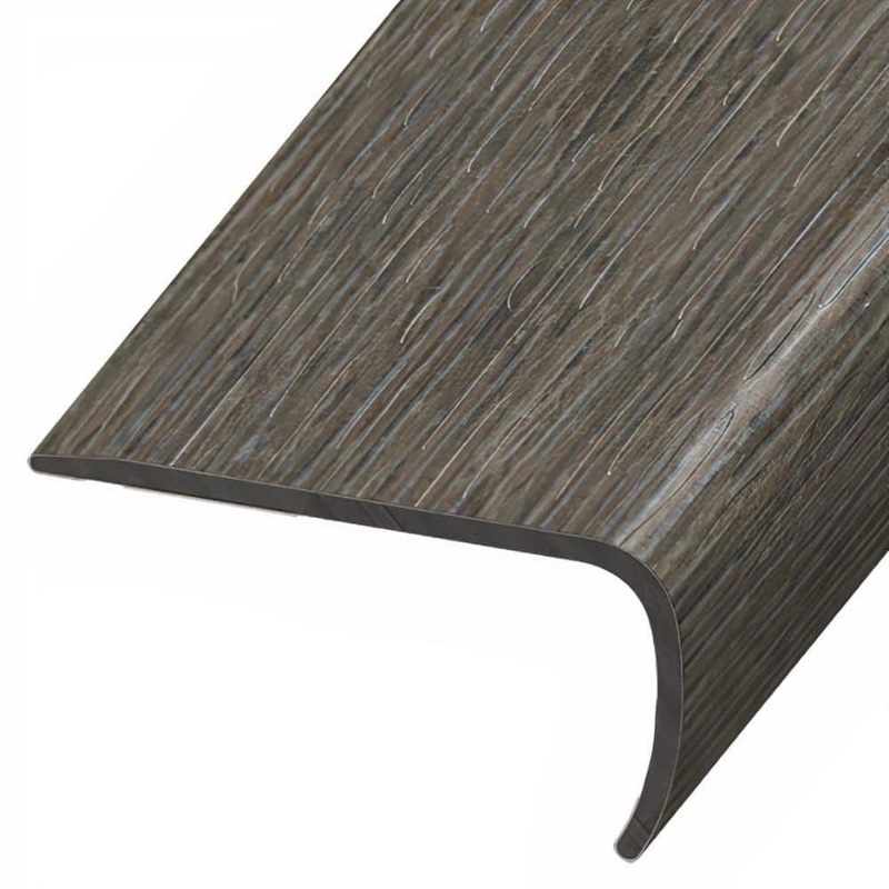 ASPEN FLOORING Clapton 1 in. Thick x 2 in. Width x 94 in. Length Rigid Core Stair Nosing Vinyl Molding A30037SN