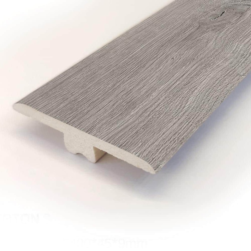 ASPEN FLOORING Harper 0.35 in. Thick x 1.77 in. Width x 94.5 in. Length Rigid Core T-Molding Vinyl Molding A31006TM
