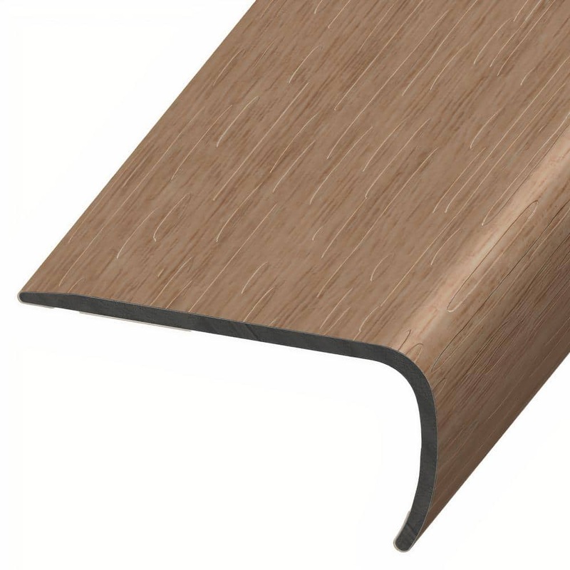 ASPEN FLOORING Horizon 1 in. Thick x 2 in. Width x 94 in. Length Rigid Core Stair Nose Vinyl Molding A30093SN