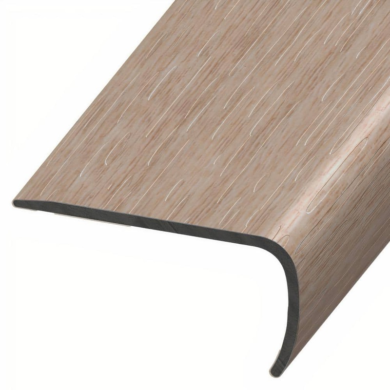 ASPEN FLOORING Solstice 1 in. Thick x 2 in. Width x 94 in. Length Rigid Core Stair Nose Vinyl Molding A30094SN