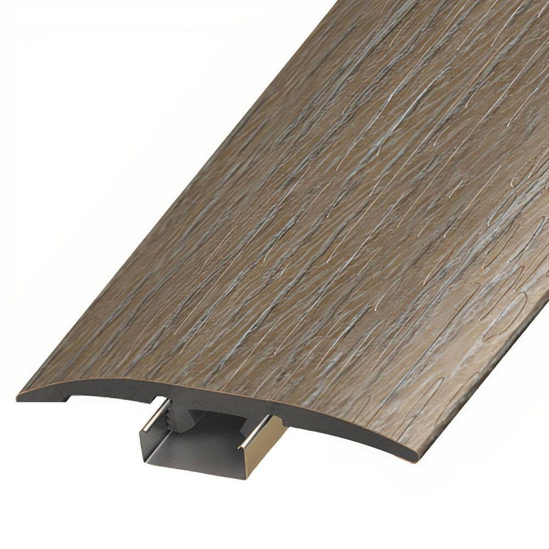 ASPEN FLOORING Stickley 1/4 in. Thick x 2 in. Width x 94 in. Length 3-in-1 T-Mold, Reducer, and End Cap Vinyl Molding A30036TIO