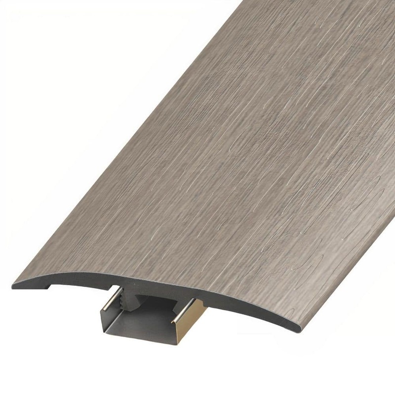 ASPEN FLOORING Winnett 1/4 in. Thick x 2 in. Width x 94 in. Length 3-in-1 T-Mold, Reducer, and End Cap Vinyl Molding A30055TIO