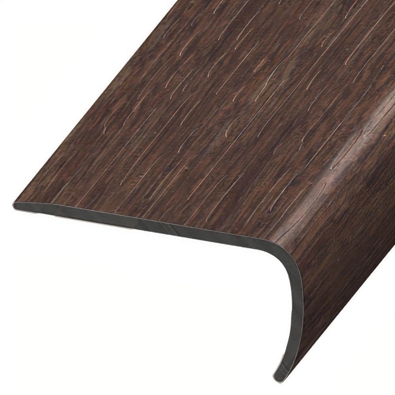ASPEN FLOORING Xander 1 in. Thick x 2 in. Width x 94 in. Length Rigid Core Stair Nosing Vinyl Molding A30064SN