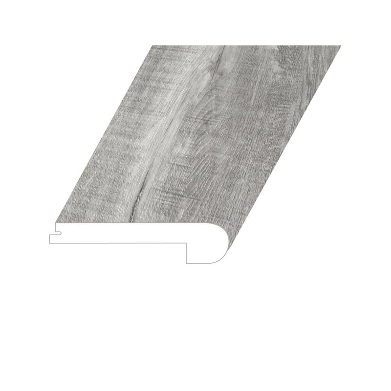 Bellator Arctic Fog 1 in. Thick x 4.5 in. W x 94.5 in. L SPC Vinyl Flush Stair Nose Molding FSTNMNST-2021109