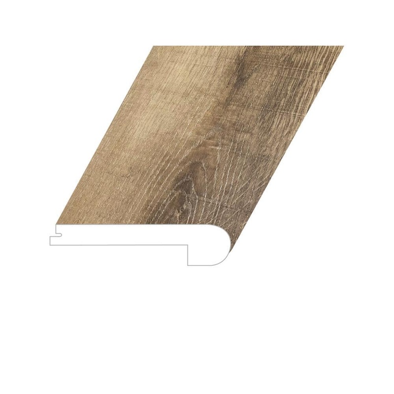 Bellator Kala Oak 1 in. Thick x 4.5 in. W x 94.5 in. L SPC Vinyl Flush Stair Nose Molding FSTNMNST-2021112