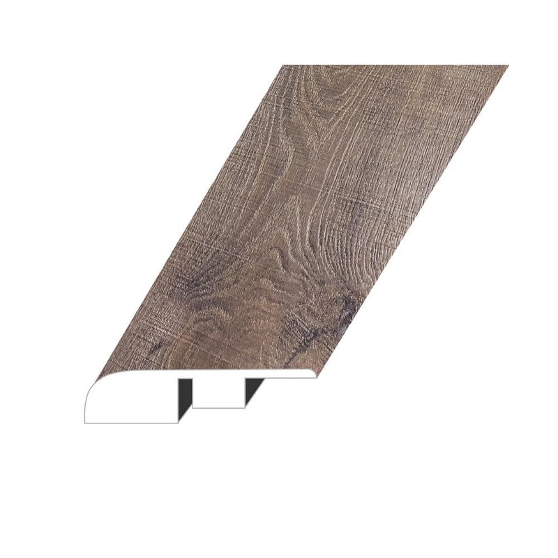 Bellator Loft Umber 0.6 in. Thick x 1.4 in. W x 94.5 in. L SPC Vinyl End Cap Molding ECMNST-2021108