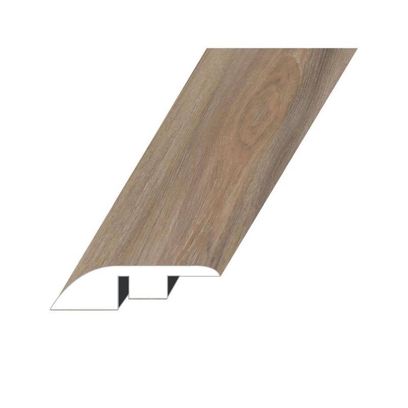 Domaine Vogue Tan 0.5 in. T x 1.5 in. W x 94.5 in. L Vinyl Reducer Molding REDMNST-2020091