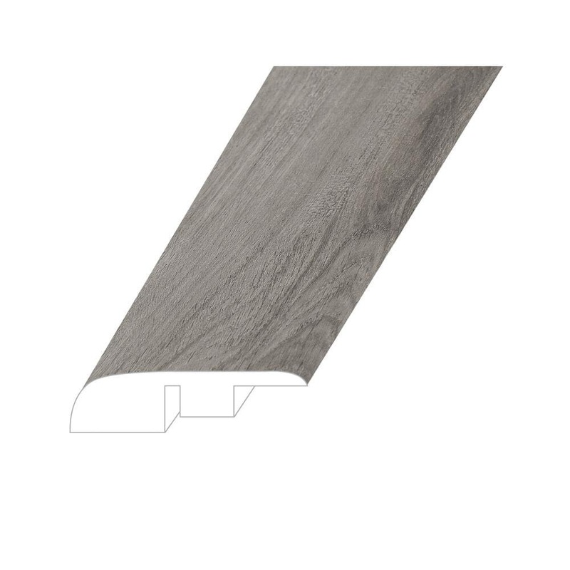 Invicta Keystone Grey 0.59 in. T x 1.38 in. W x 94.49 in. L Vinyl End Cap Molding ECMNST-2019052