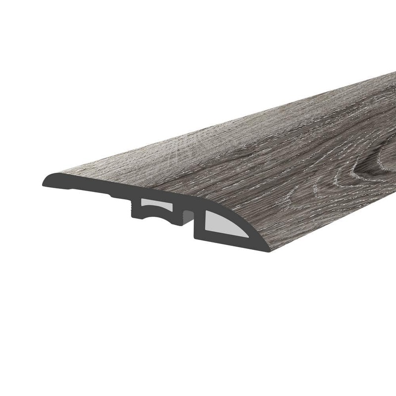 Lucida Surfaces GlueCore Coffee 1-3/4 in. W x 47-1/4 in. L x 0.27 in. T Vinyl Reducer Molding Trim GC-305RM