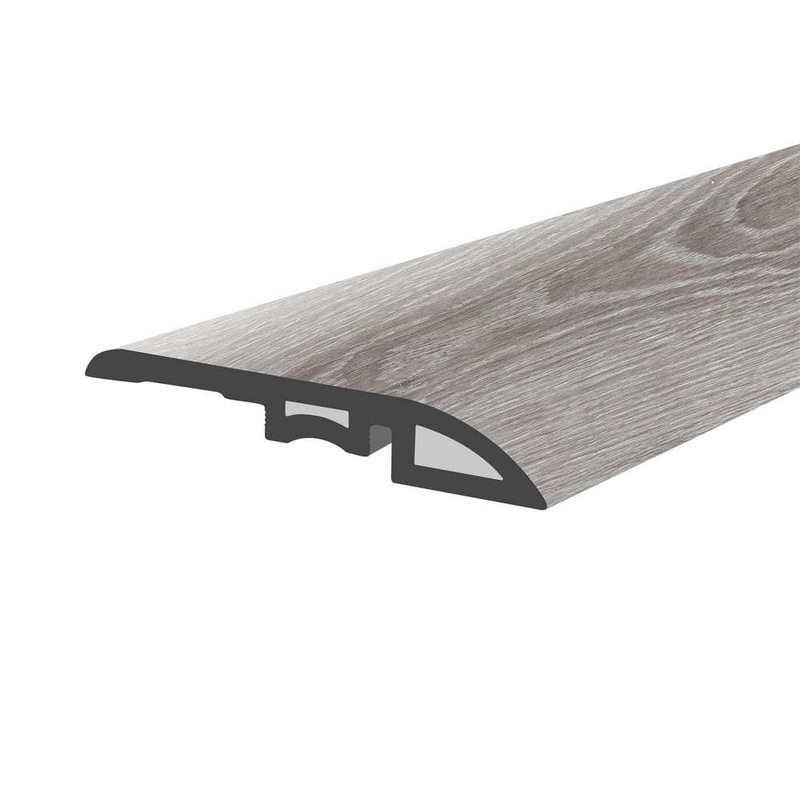 Lucida Surfaces GlueCore Seal Gray 1-3/4 in. W x 47-1/4 in. L x 0.27 in. T Vinyl Reducer Molding Trim GC-312RM