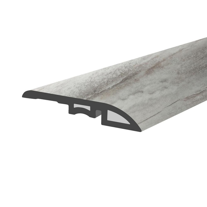 Lucida Surfaces MaxCore Greystone 1-3/4 in. W x 47-1/4 in. L x 0.27 in. T Vinyl Reducer Molding Trim GC-323RM