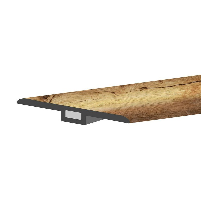 Lucida Surfaces MaxCore Pioneer Oak 1-3/4 in. W x 47-1/4 in. L x 0.27 in. T Vinyl T-Molding MC-511TM