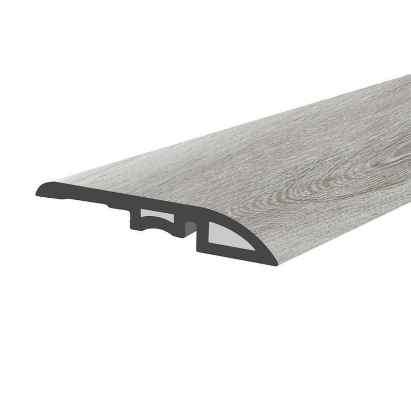 Lucida Surfaces TruCore Greywolf 1-3/4 in. W x 47-1/4 in. L x 0.27 in. T Vinyl Reducer Molding Trim TC-804RM