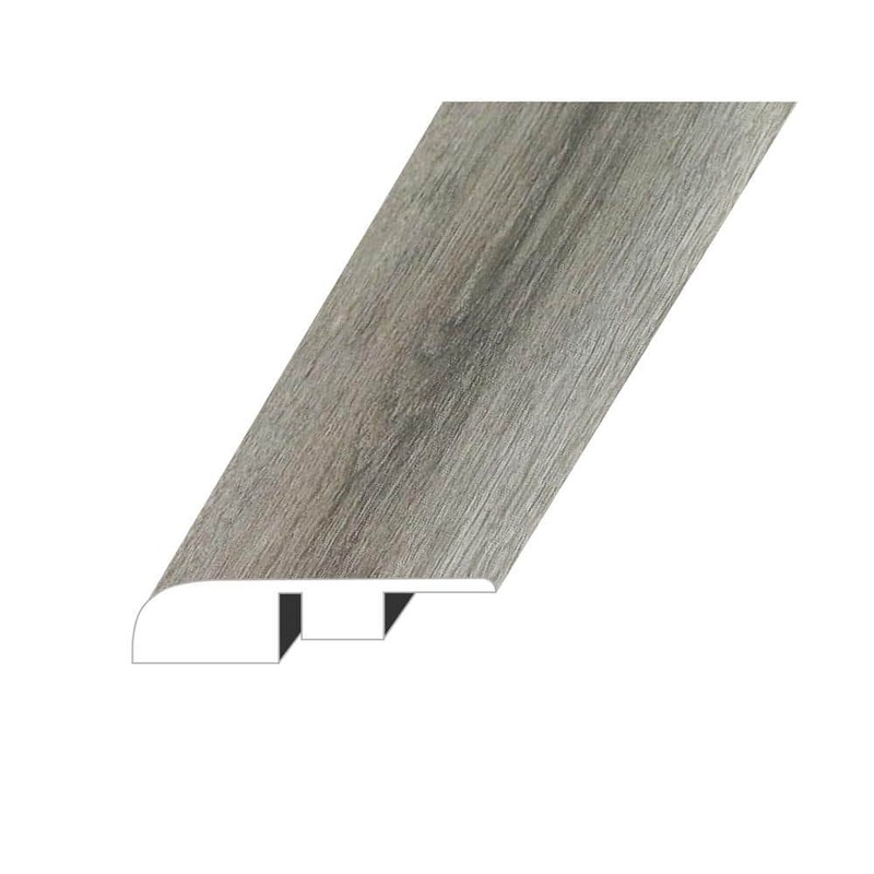 OMNIA Elder Stone 0.6 in. Thick x 1.4 in. W x 94.5 in. L SPC Vinyl End Cap Molding ECMNST-2018019