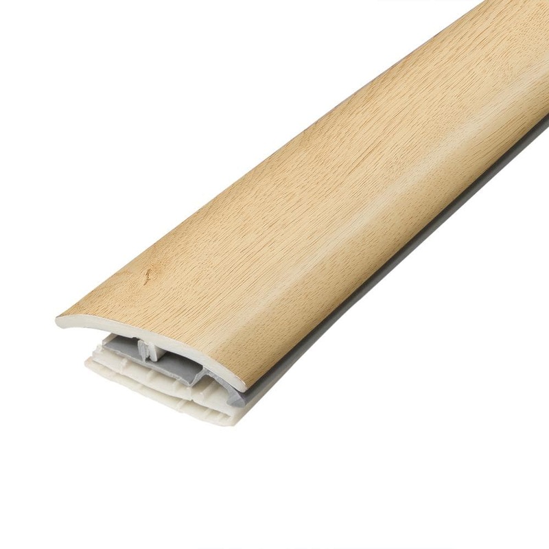 PERFORMANCE ACCESSORIES Golden Hickory 0.31 in. T x 2 in. W x 78.7 in. L Vinyl 4-in-1 Molding RV4N1-06358