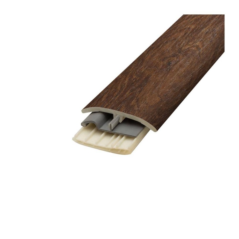 PERFORMANCE ACCESSORIES Lowland Forest Oak 0.31 in. T x 2 in. W x 78.7 in. L Vinyl 4-in-1 Molding V4IN1-03693