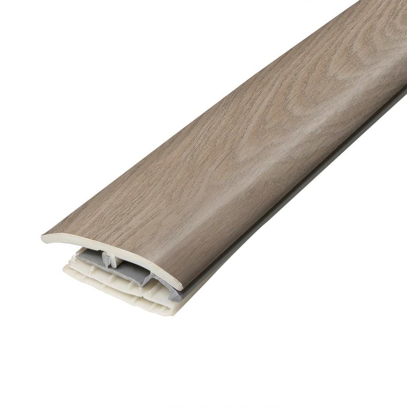 PERFORMANCE ACCESSORIES Reclaimed Greige 0.31 in. T x 2 in. W x 78.7 in. L Vinyl 4 in 1 Molding V4IN1-07732