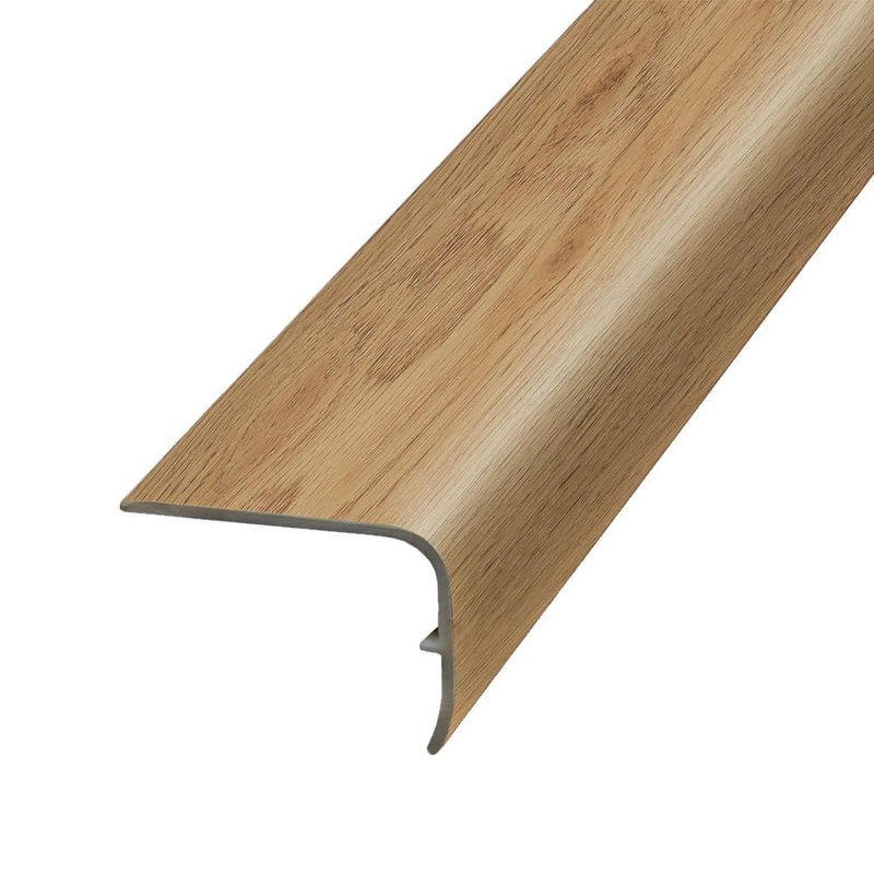 PERFORMANCE ACCESSORIES Toronto Hickory 9.39 mm. Thick x 1.88 in. Wide x 78.7 in. Length Vinyl Stair Nose Molding RVSNP-06359