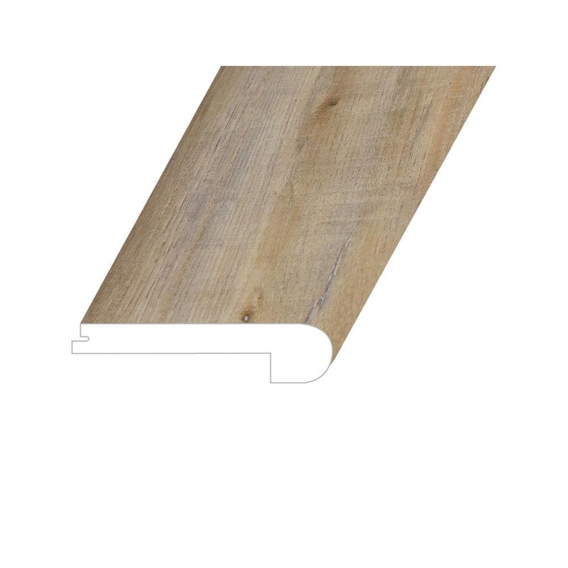Victorum Noble Fawn 1 in. T x 4.5 in. W x 94.5 in. L Vinyl Flush Stair Nose Molding FSTNMNST2019074