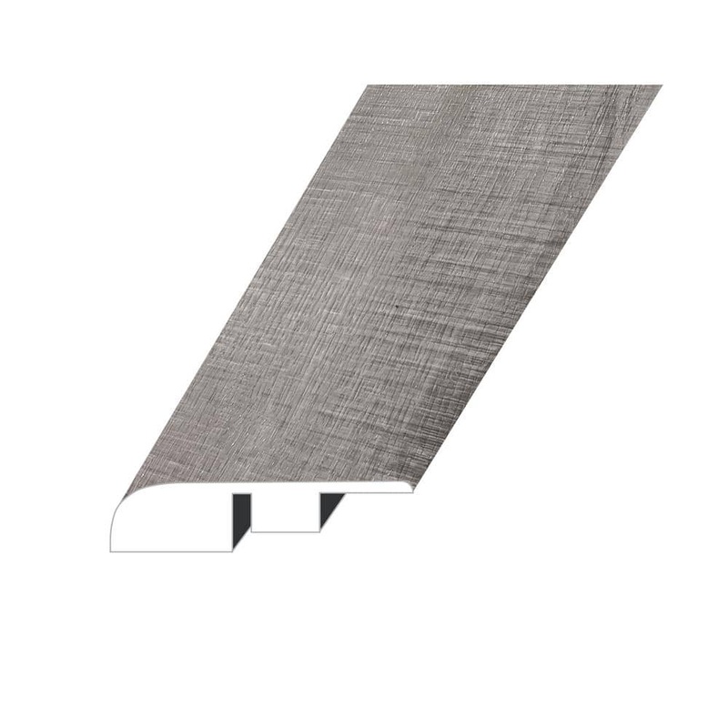 Zephyr Deco Sword 0.6 in. Thick x 1.4 in. W x 94.5 in. L SPC Vinyl End Cap Molding ECMNST-2020090