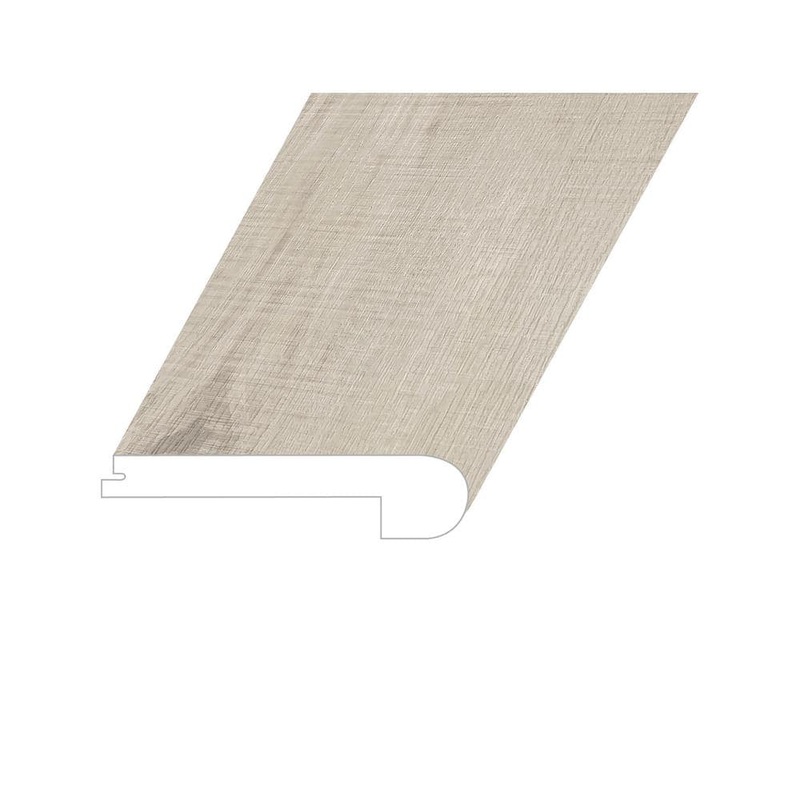 Zephyr Lucent Moon 1 in. Thick x 4.5 in. W x 94.5 in. L SPC Vinyl Flush Stair Nose Molding FSTNMNST-2020085