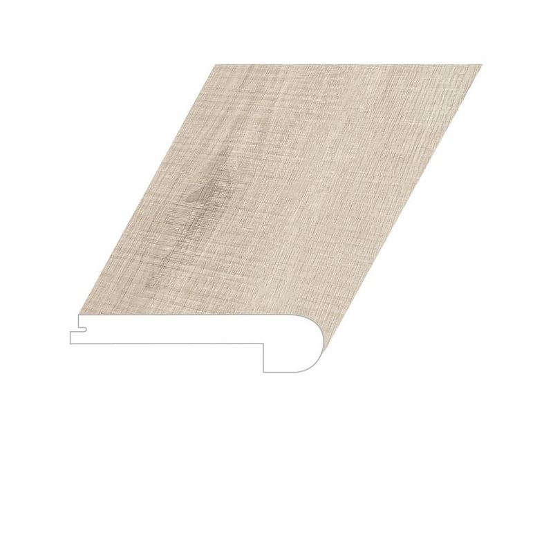 Zephyr Soho Pearl 1 in. Thick x 4.5 in. W x 94.5 in. L SPC Vinyl Flush Stair Nose Molding FSTNMNST-2020086