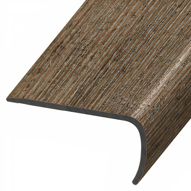 ASPEN FLOORING Balfour 1 in. Thick x 2 in. Width x 94 in. Length Rigid Core Stair Nosing Vinyl Molding A30035SN