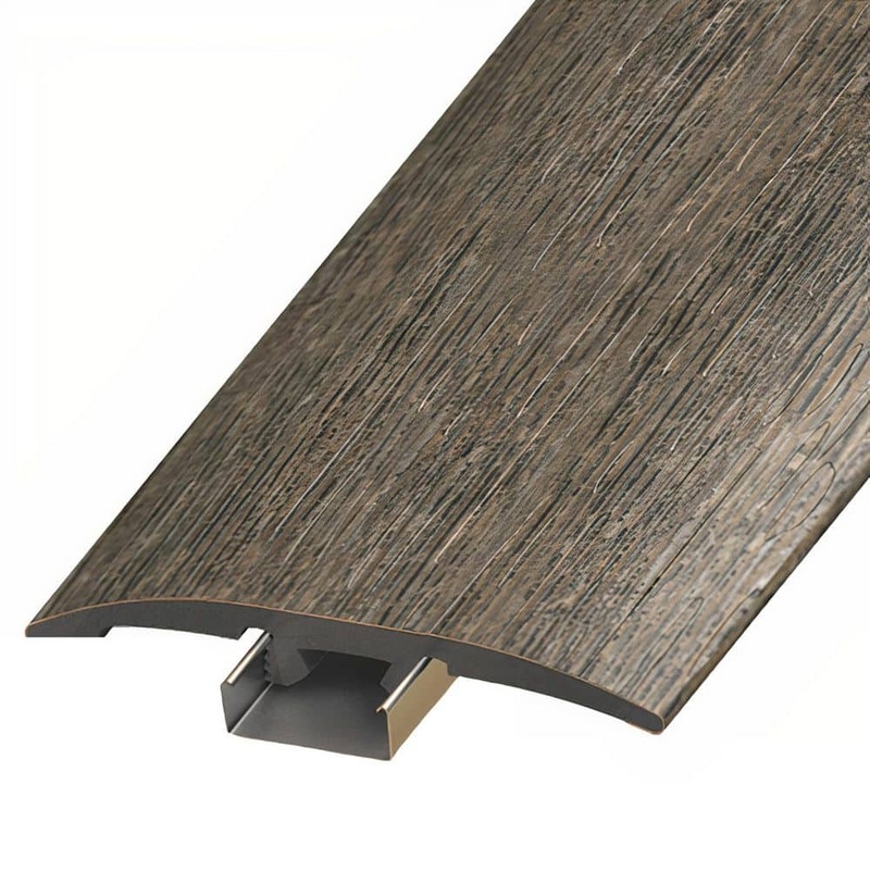 ASPEN FLOORING Bristlecone 1/4 in. Thick x 2 in. Width x 94 in. Length 3-in-1 T-Mold, Reducer, and End Cap Vinyl Molding A30030TIO