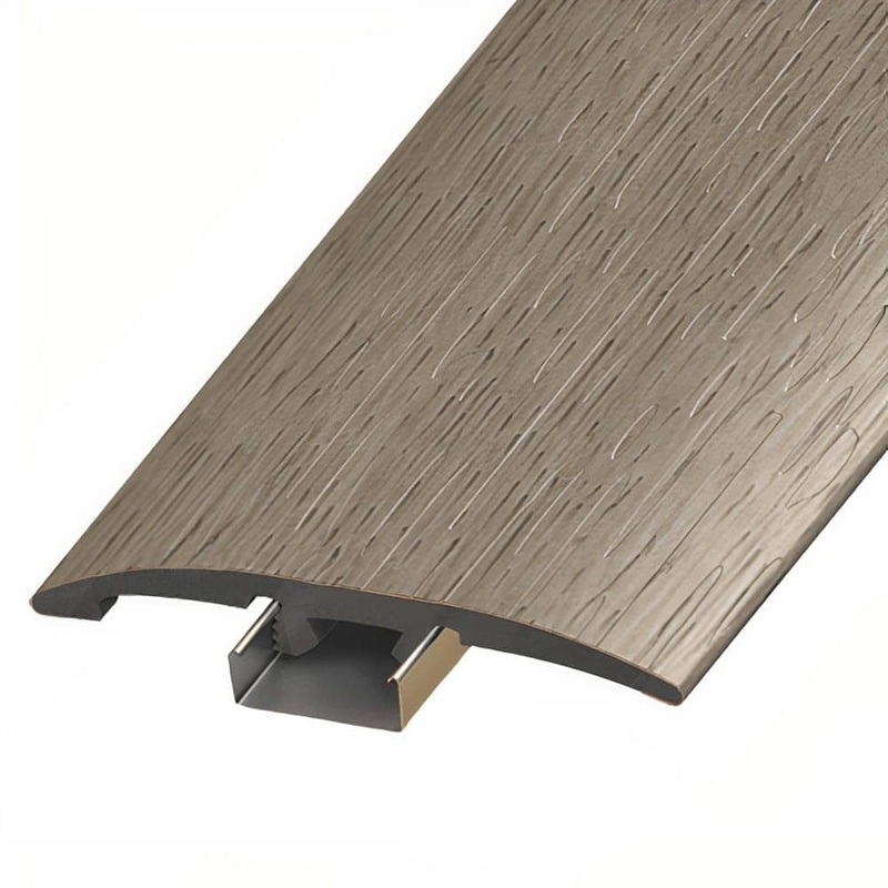 ASPEN FLOORING Highland 1/4 in. Thick x 2 in. Width x 94 in. Length 3-in-1 T-Mold, Reducer, and End Cap Vinyl Molding A30076TIO