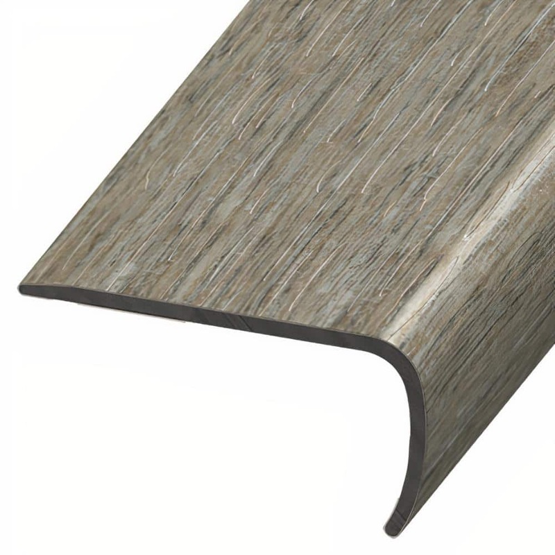 ASPEN FLOORING Mirna 1 in. Thick x 2 in. Width x 94 in. Length Rigid Core Stair Nosing Vinyl Molding A30050SN