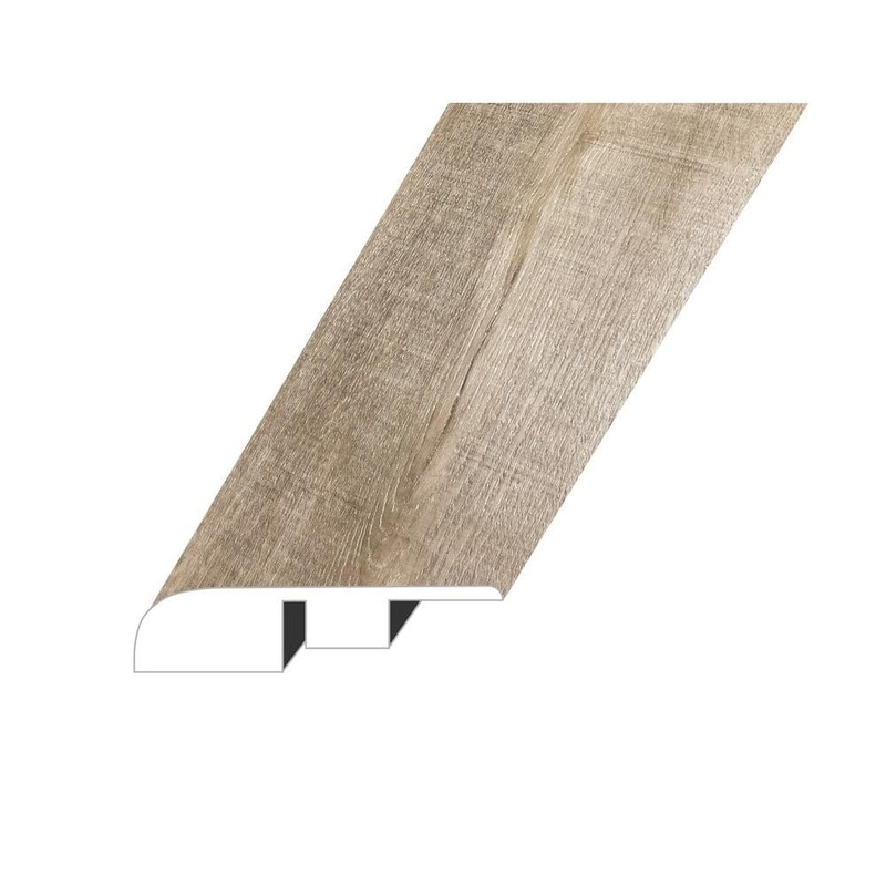 Bellator Oasis Natural 0.6 in. Thick x 1.4 in. W x 94.5 in. L SPC Vinyl End Cap Molding ECMNST-2021111