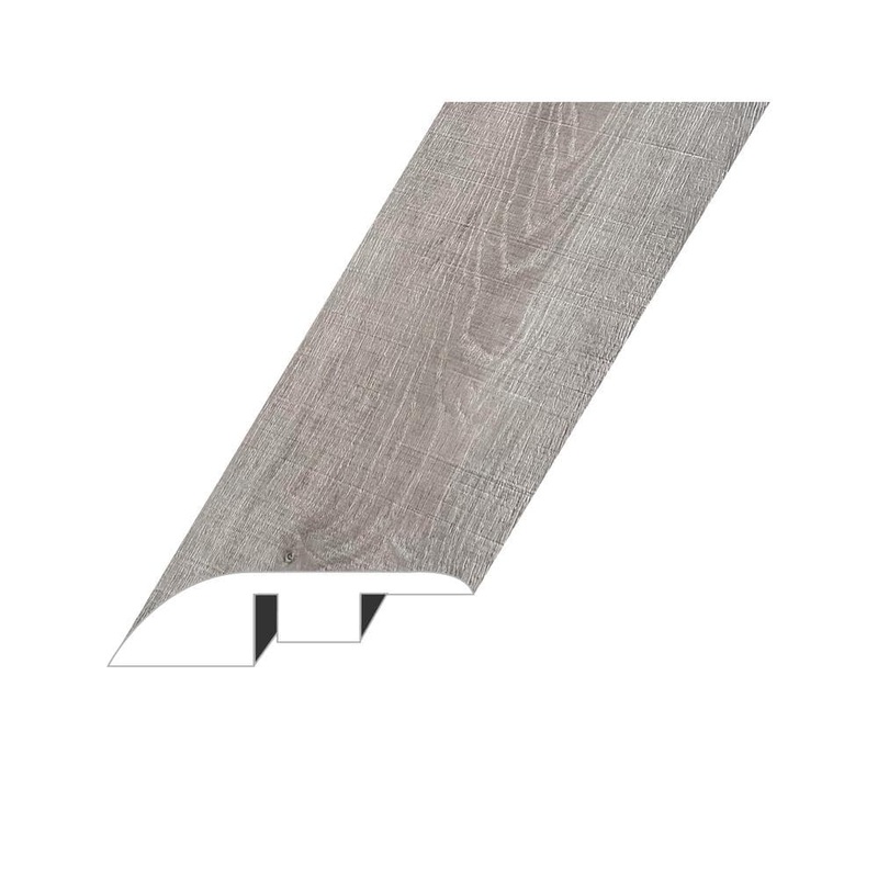 Bellator Revel Asphalt 0.6 in. Thick x 1.8 in. W x 94.5 in. L SPC Vinyl Reducer Molding REDMNST-2021110