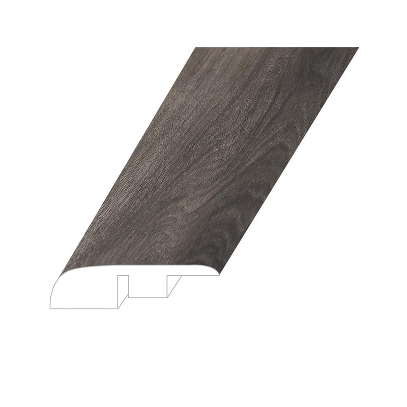 Invicta Raw Umber 0.59 in. T x 1.38 in. W x 94.49 in. L Vinyl End Cap Molding ECMNST-2019055