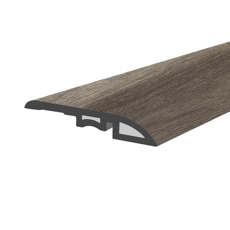 Lucida Surfaces GlueCore Ash Gray 1-3/4 in. W x 47-1/4 in. L x 0.27 in. T Vinyl Reducer Molding Trim GC-306RM