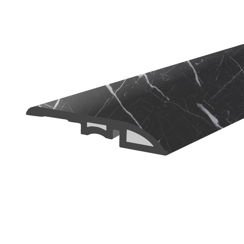 Lucida Surfaces GlueCore Blackrock 1-3/4 in. W x 47-1/4 in. L x 0.27 in. T Vinyl Reducer Molding Trim GC-321RM