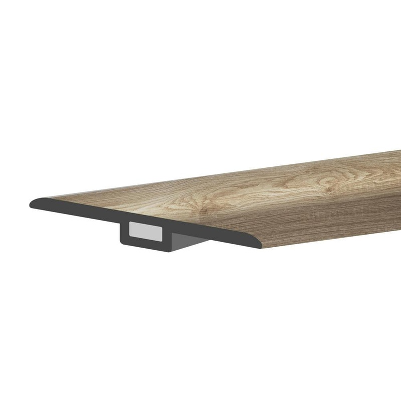 Lucida Surfaces GlueCore Shadow 1-3/4 in. W x 47-1/4 in. L x 0.27 in. T Vinyl T-Molding GC-311TM