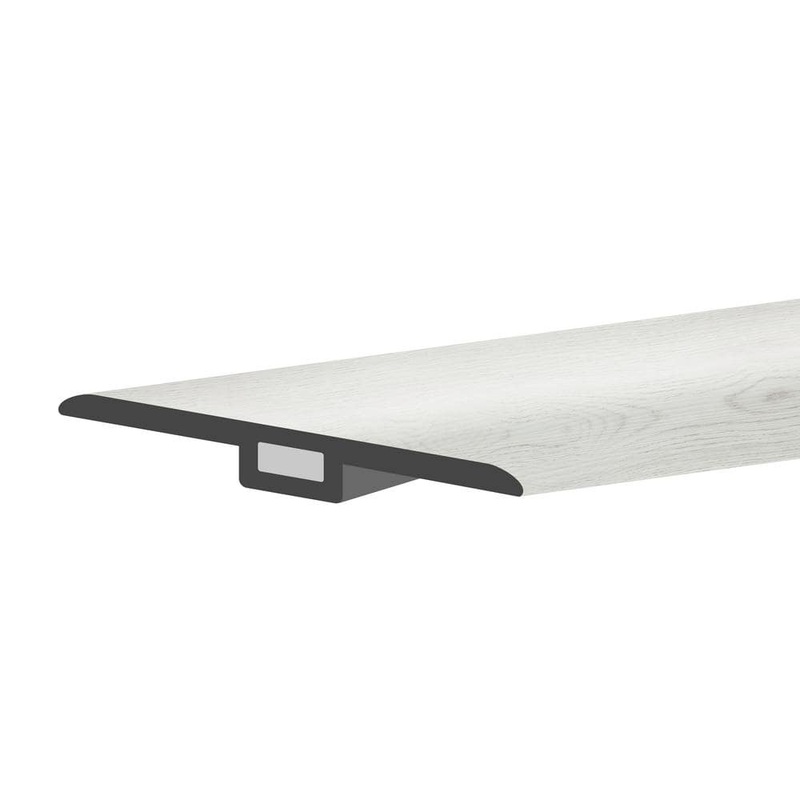 Lucida Surfaces GlueCore Whitewood 1-3/4 in. W x 47-1/4 in. L x 0.27 in. T Vinyl T-Molding GC-316TM