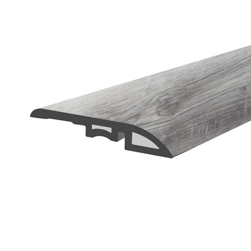 Lucida Surfaces MaxCore Andesite 1-3/4 in. W x 47-1/4 in. L x 0.27 in. T Vinyl Reducer Molding Trim MC-507RM