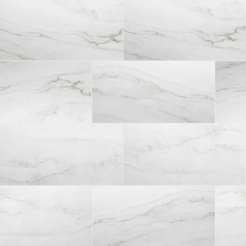 MSI Calacatta Consilio 12 in. x 24 in. Rigid Core Click Lock Luxury Vinyl Tile Flooring (19.37 sq. ft./Case) VTRHDCLCON12X24