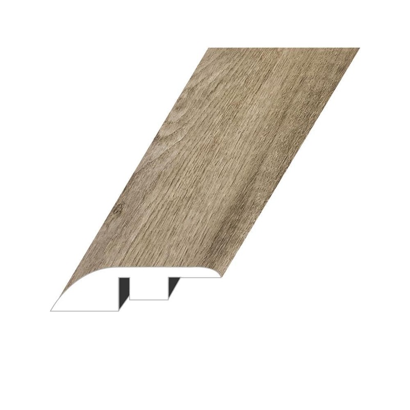 Paragon District Grey 0.6 in. Thick x 1.8 in. W x 94.5 in. L SPC Vinyl Reducer Molding REDMNST-2021098