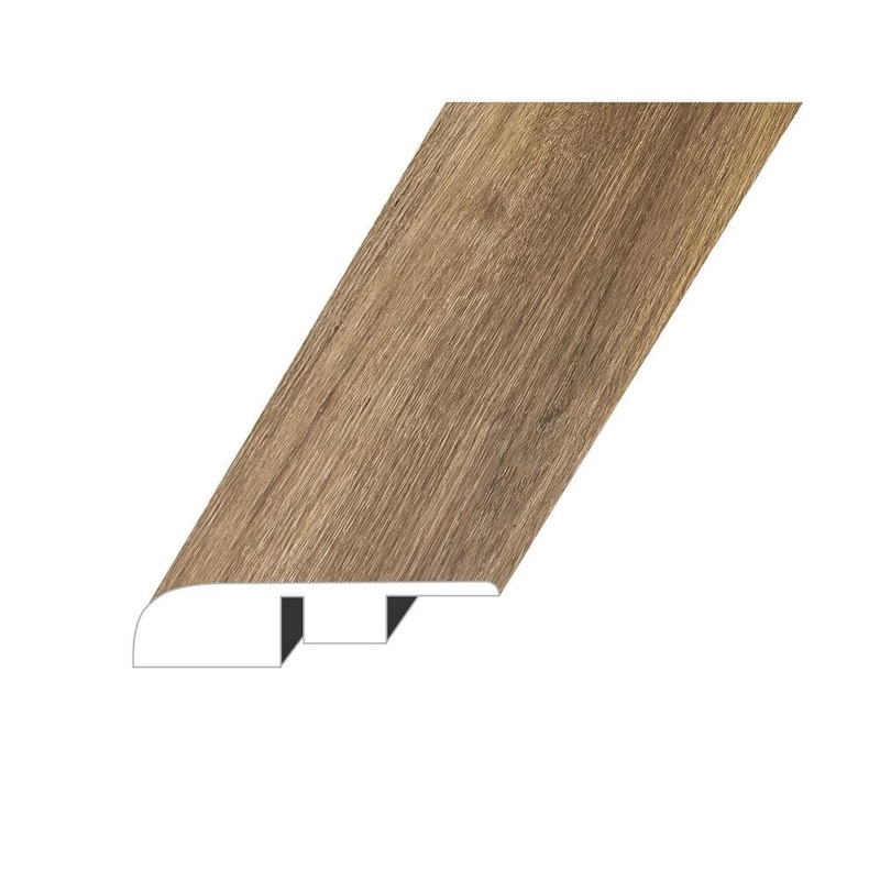 Paragon Kira Walnut 0.6 in. Thick x 1.4 in. W x 94.5 in. L SPC Vinyl End Cap Molding ECMNST-2021099