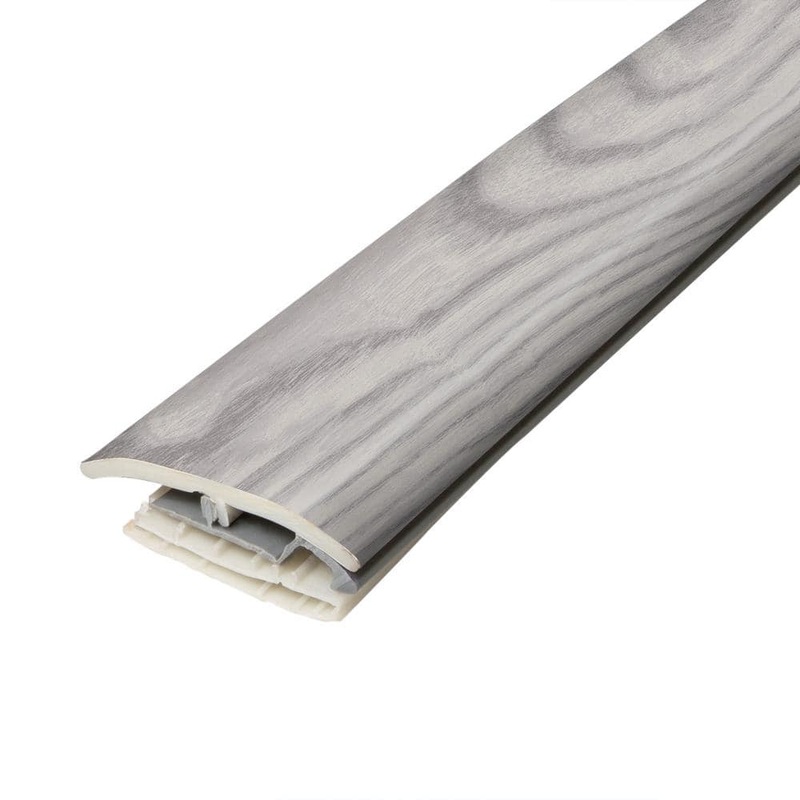 PERFORMANCE ACCESSORIES Alloy Gray 0.31 in. T x 2 in. W x 78.7 in. L Vinyl 4-in-1 Molding V4IN1-05757