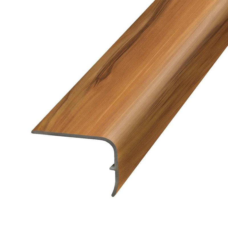 PERFORMANCE ACCESSORIES Sedona 1.32 in. T x 1.88 in. W x 78.7 in. L Vinyl Stair Nose Molding VSNP-07404