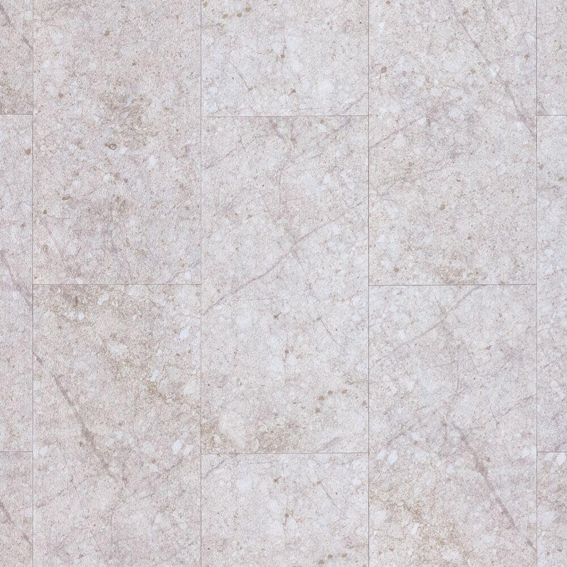 TrafficMaster Beige Veined Stone 3 MIL x 24 in W x 12 in L Peel and Stick Water Resistant Vinyl Tile Flooring 30 sq ft TM201561