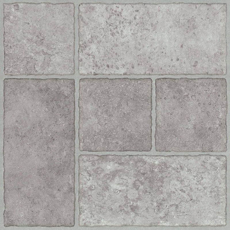 TrafficMaster Bodden Bay Grey 3 MIL x 12 in. W x 13 in. L Peel and Stick Water Resistant Vinyl Tile Flooring (30 sqft/case) 26293061