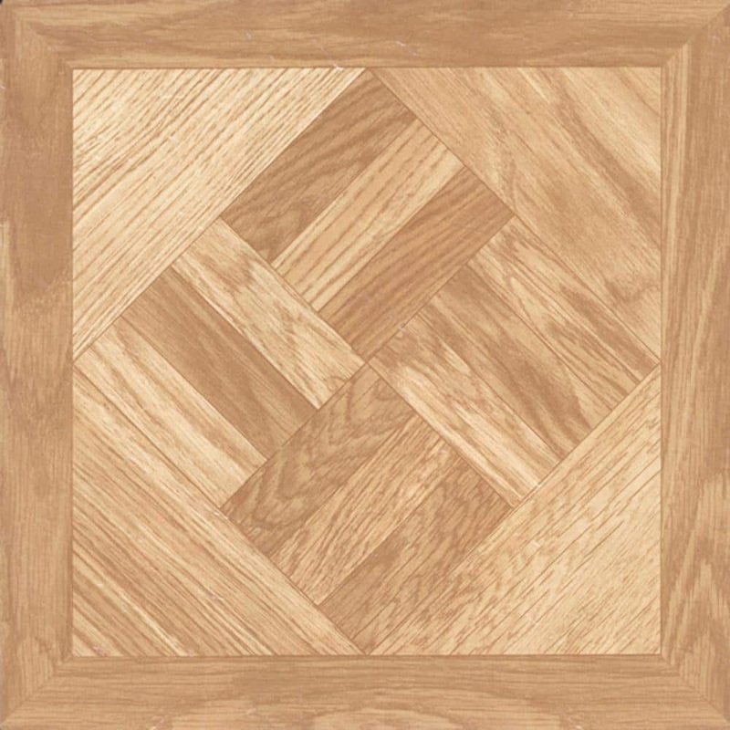 TrafficMaster Chaucer Oak 3 MIL x 12 in. W x 12 in. L Peel and Stick Vinyl Tile Flooring (45 sqft/case) 25000041