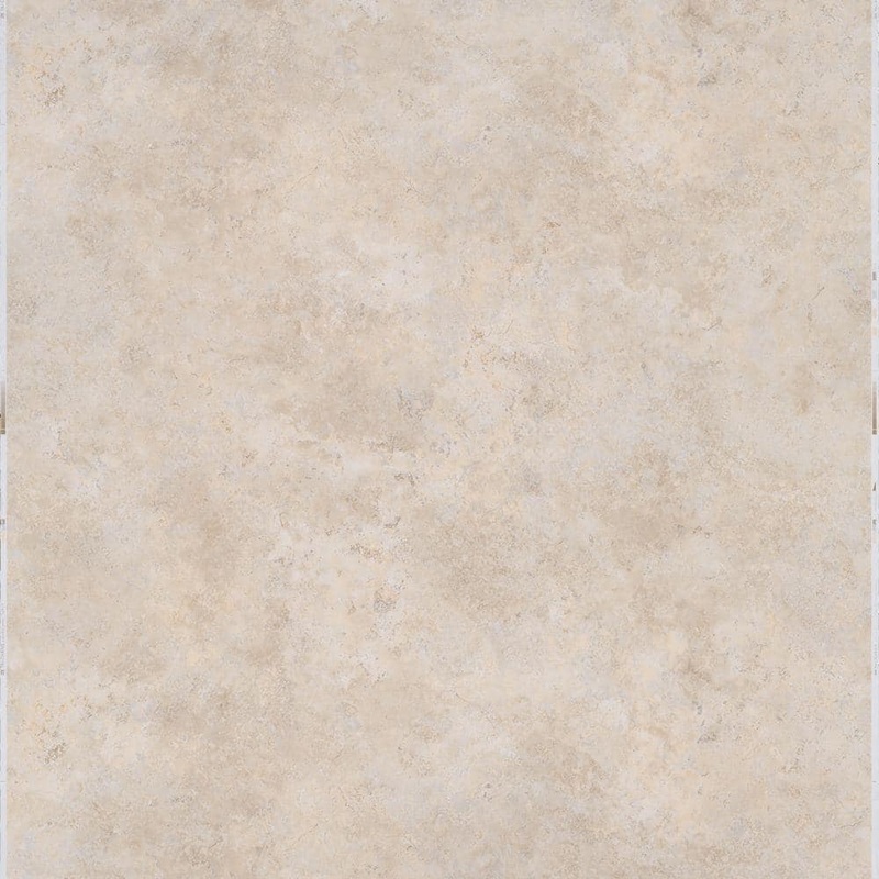 TrafficMaster Travertine Beige 4 MIL x 12 in. W x 12 in. L Peel and Stick Water Resistant Vinyl Tile Flooring (30 sqft/case) SS2380