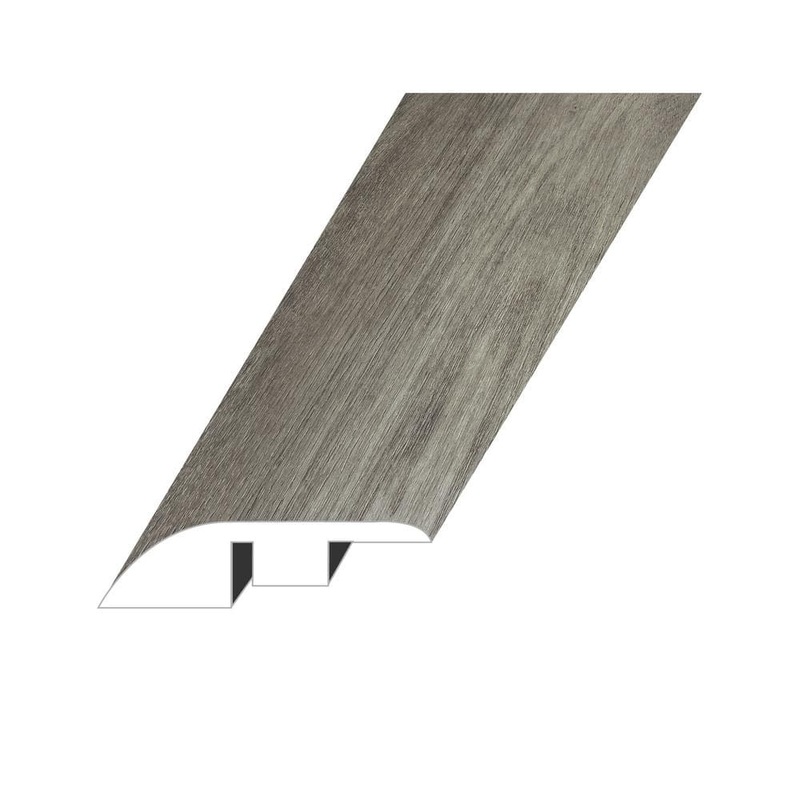 Vagabond Nirvana Grey 0.6 in. Thick x 1.8 in. W x 94.5 in. L ESPC Vinyl Reducer Molding REDMNST-2021115