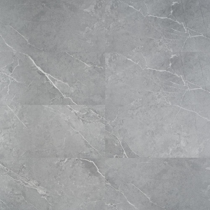 Ivy Hill Tile Cippia Marble Gray 28 MIL x 12 in. W x 24 in. L Click Lock Waterproof Luxury Vinyl Plank Flooring (23.45 sq. ft./Case) EXT3RD105843
